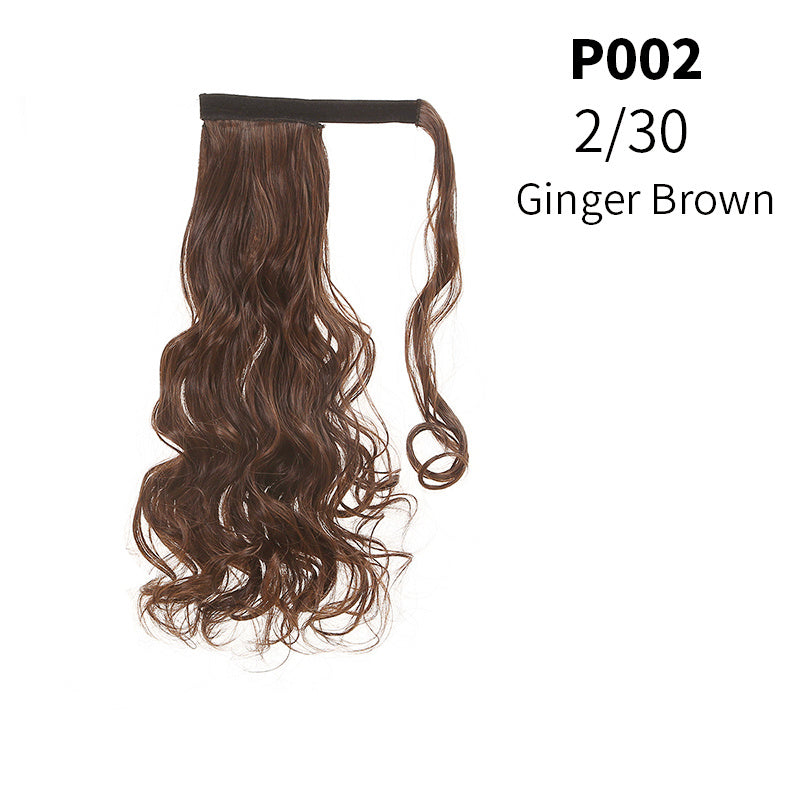 European And American Style Wig Fluffy Natural Ponytail