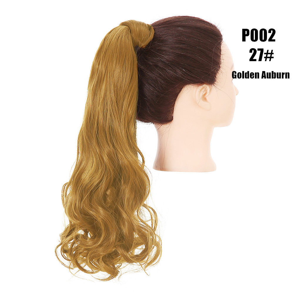 European And American Style Wig Fluffy Natural Ponytail