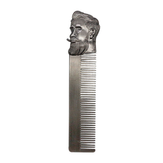 Zinc Alloy Electroplated Bronze Retro Oil Hair Comb Wide Tooth Comb