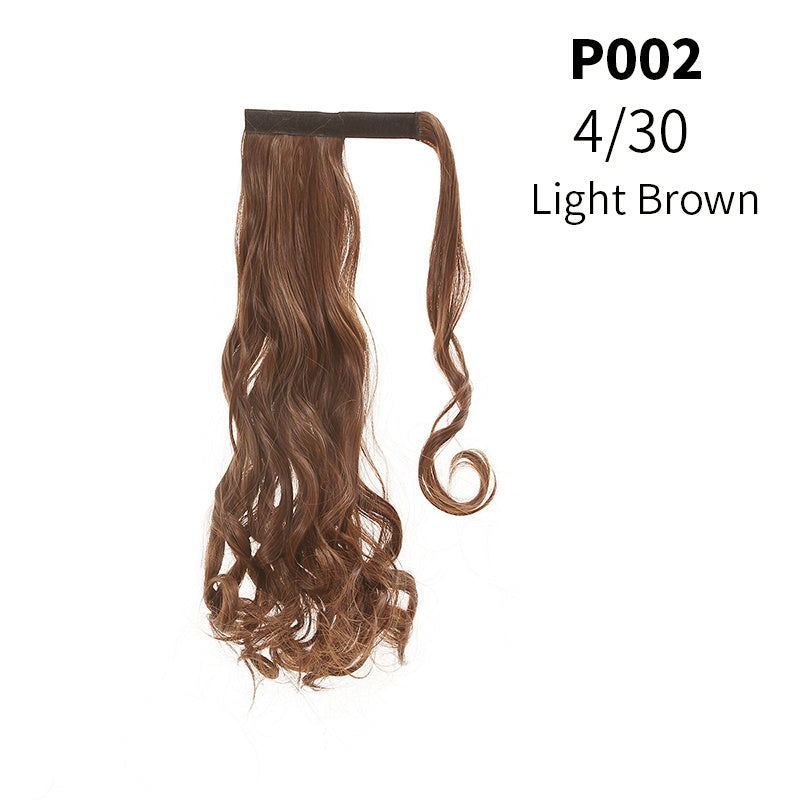 European And American Style Wig Fluffy Natural Ponytail