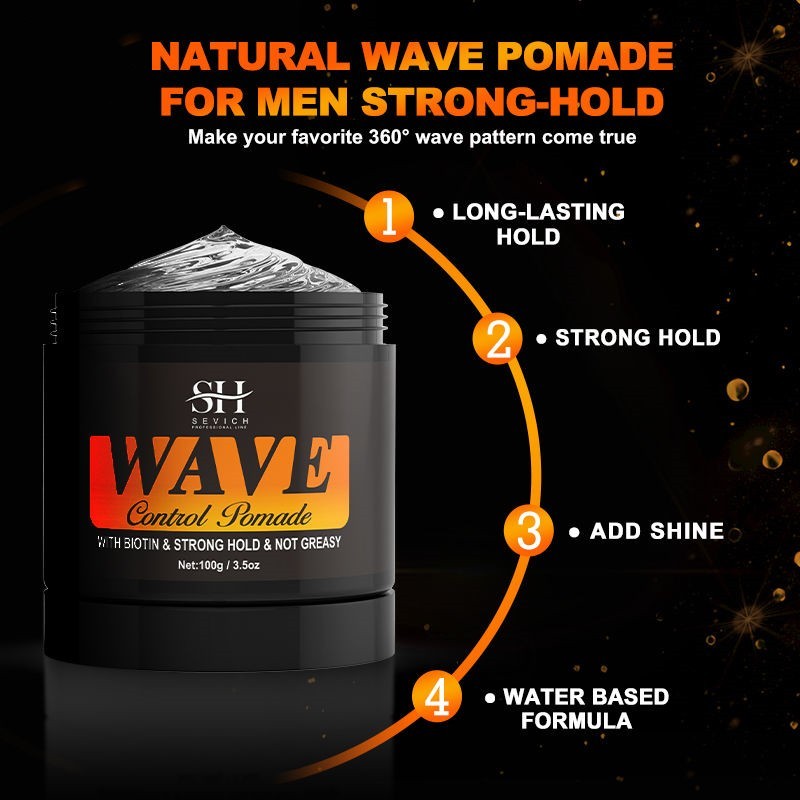 Natural Wavy Frizz Control Pomade Strong Hold