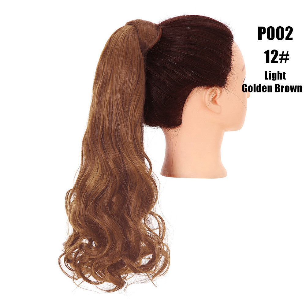 European And American Style Wig Fluffy Natural Ponytail