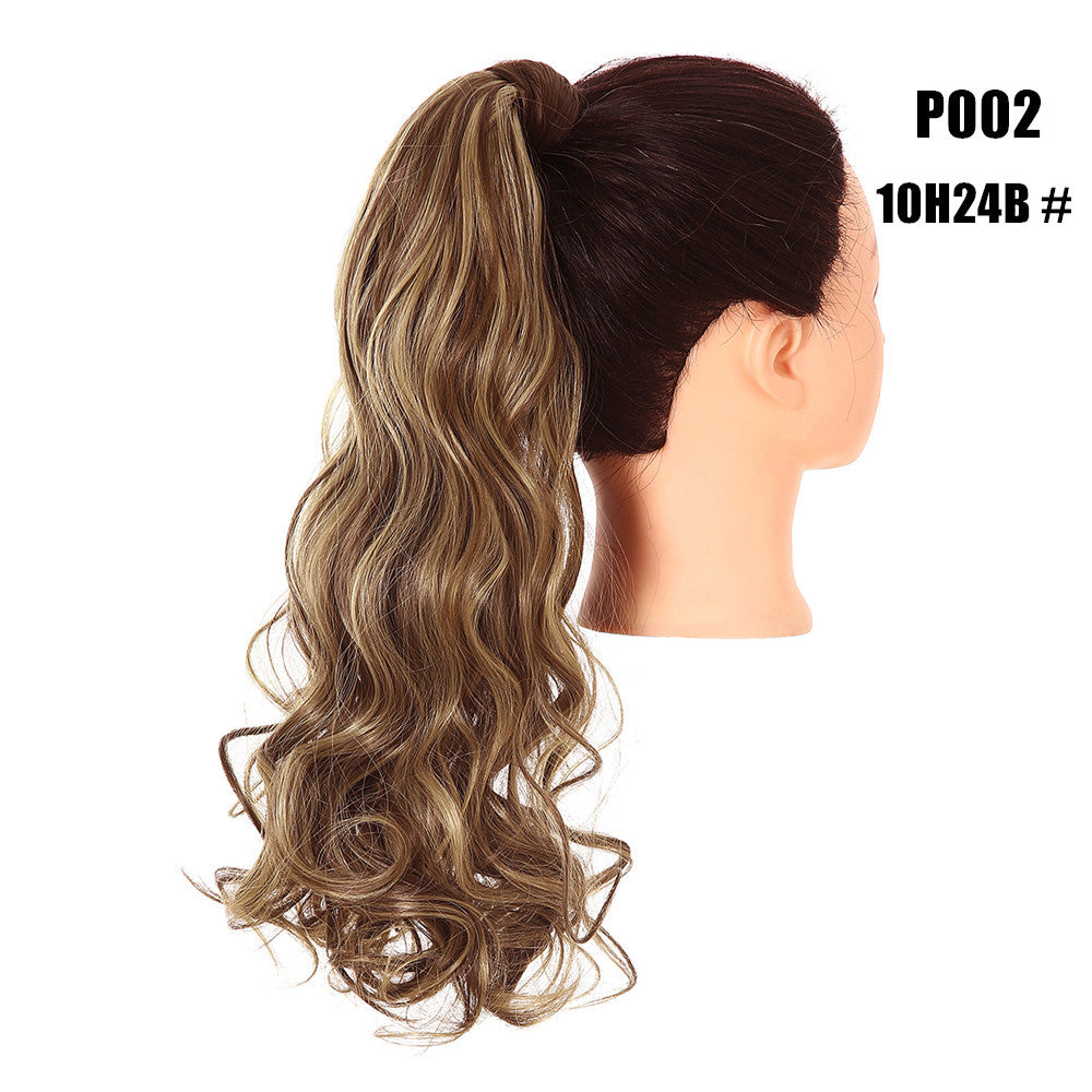 European And American Style Wig Fluffy Natural Ponytail