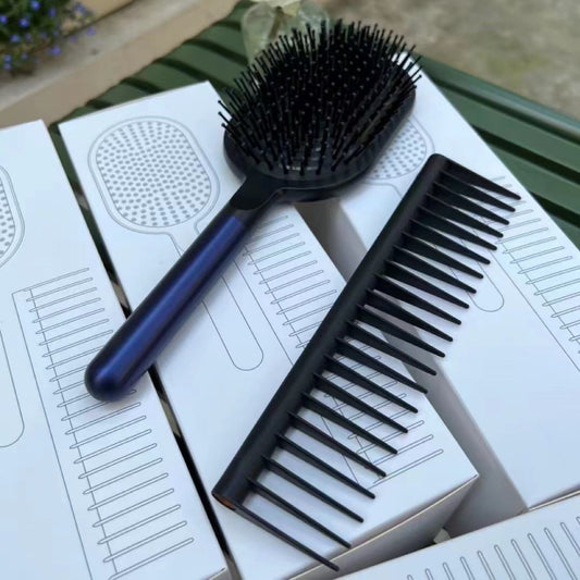 Air Cushion Comb Prussian Massage Wide Tooth Two-piece Gift Box