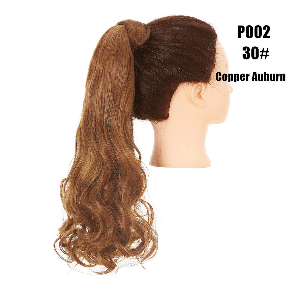 European And American Style Wig Fluffy Natural Ponytail