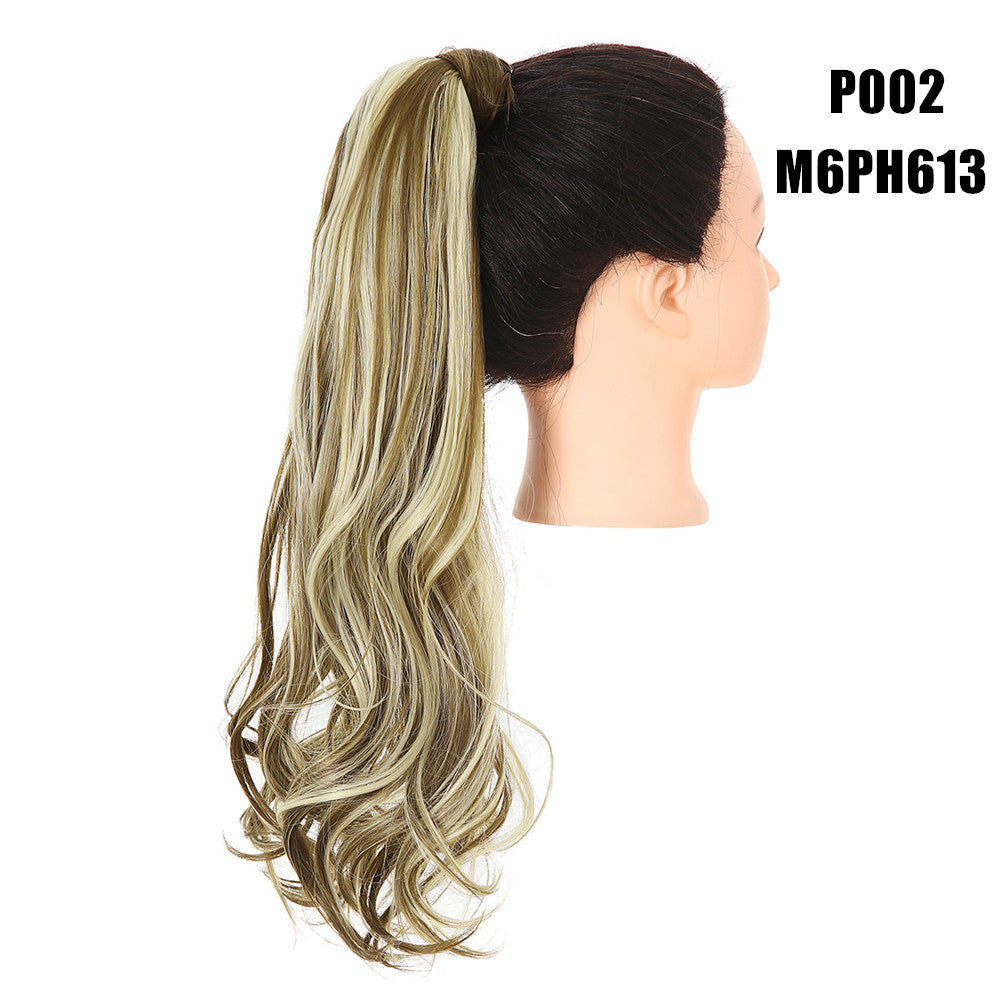 European And American Style Wig Fluffy Natural Ponytail