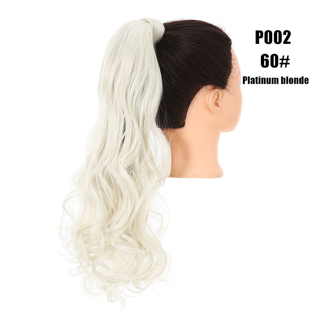 European And American Style Wig Fluffy Natural Ponytail