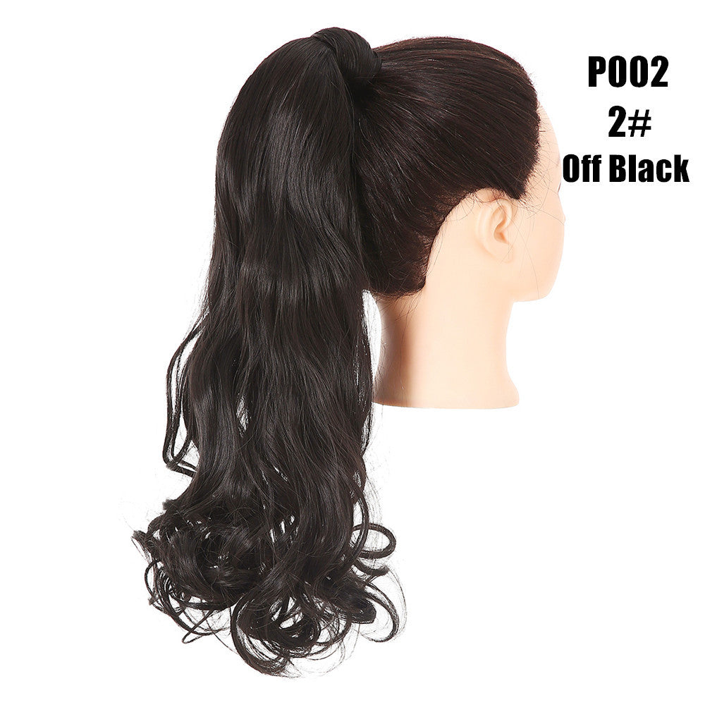 European And American Style Wig Fluffy Natural Ponytail