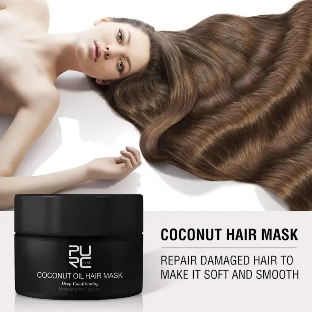 Magical Hair Mask Repair Damage Frizzy Soft Anti-loss Smooth Shiny Hair Deep Moisturize Collagen Hair Treatment Care Penis