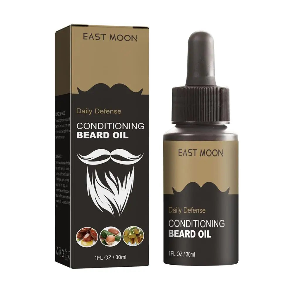 30ml Beard Oil Moisturizing Mustaches Conditioner Oil Strengthens Mustaches Nourishing Beards Smooth Shine Soften Beard N6J7