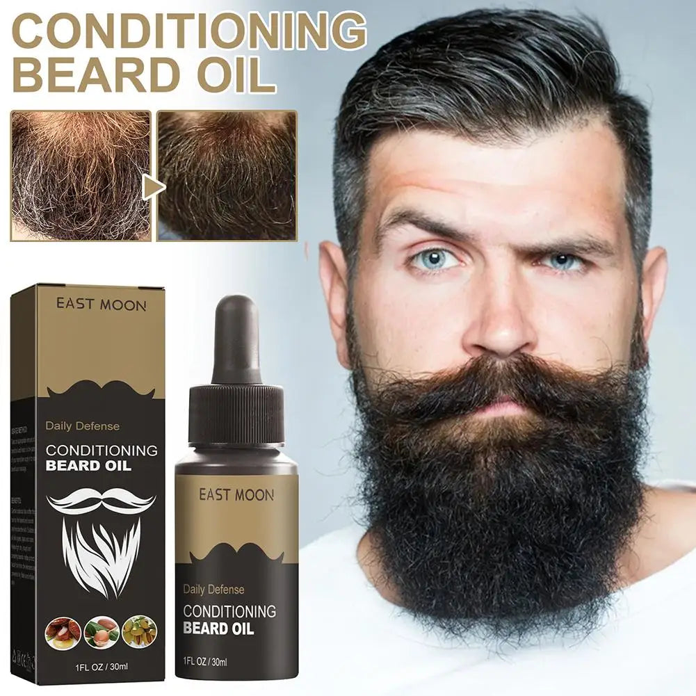 30ml Beard Growth Oil Serum For Men Beard Growth And Grooming Kit Soften Strengthen Styling Beard Oil Nourish Beard Care Oi O0I5