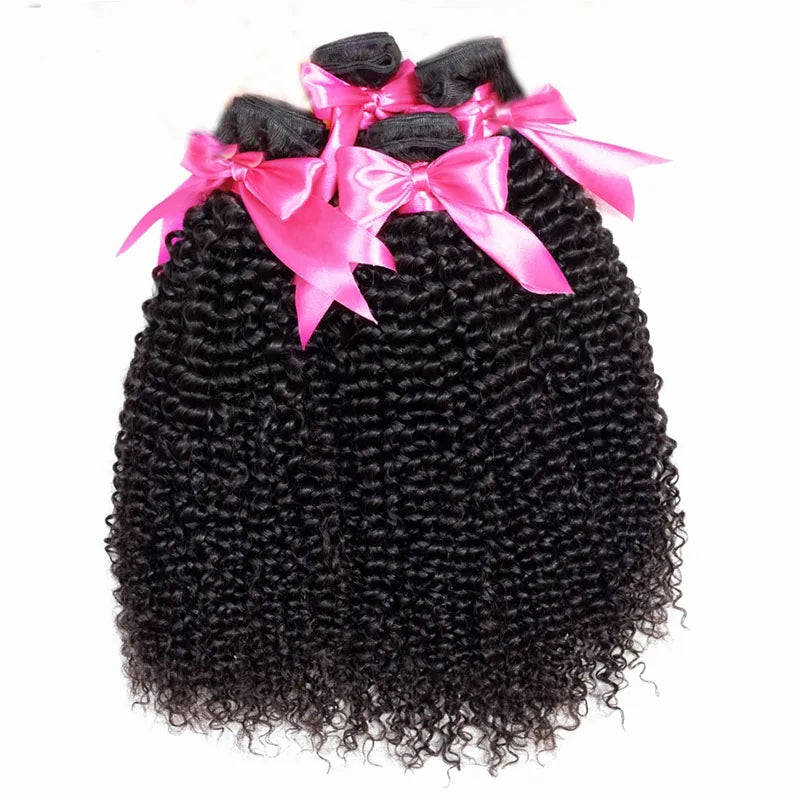 Original Human Hair Kinky Curly Bundles 100% Human Hair Raw Hair Brazilian Bundles On Promotion Human Natural Hair Extension