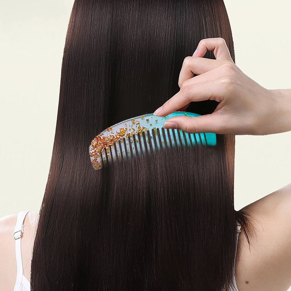 DM730 Wholesale Silicone Comb Resin Mold Salon Hair Styling Tool Epoxy Accessories Joutils Fabrication Bijoux