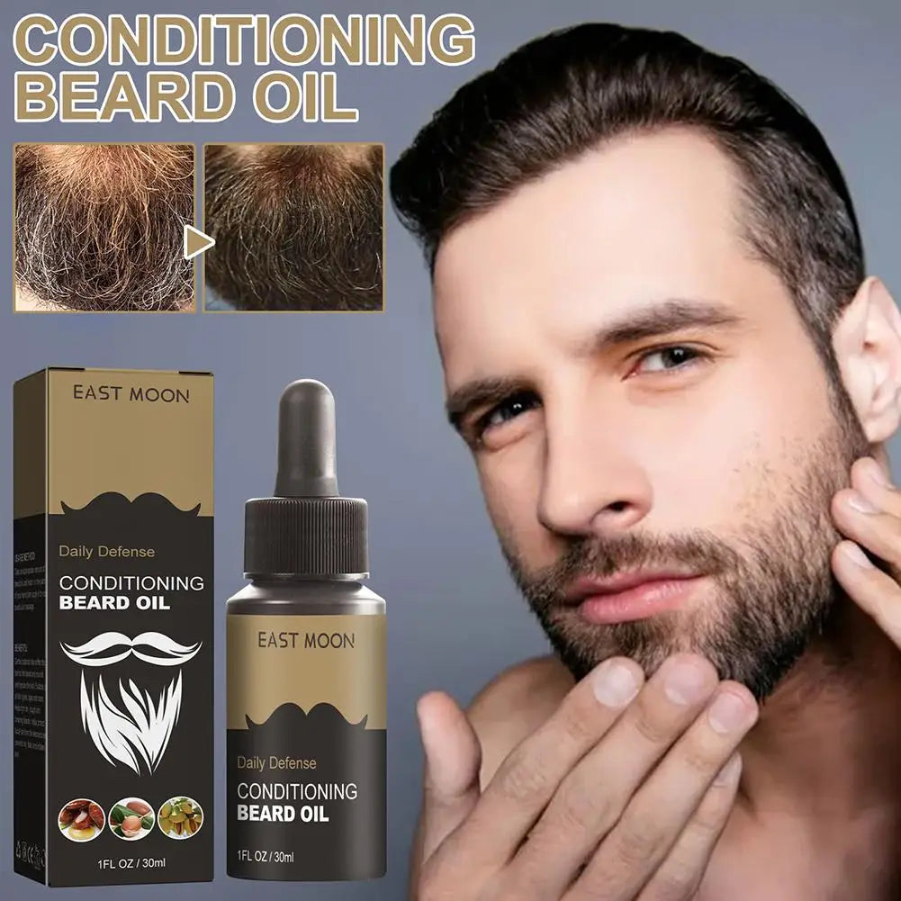 30ml Beard Growth Oil Serum For Men Beard Growth And Grooming Kit Soften Strengthen Styling Beard Oil Nourish Beard Care Oi O0I5