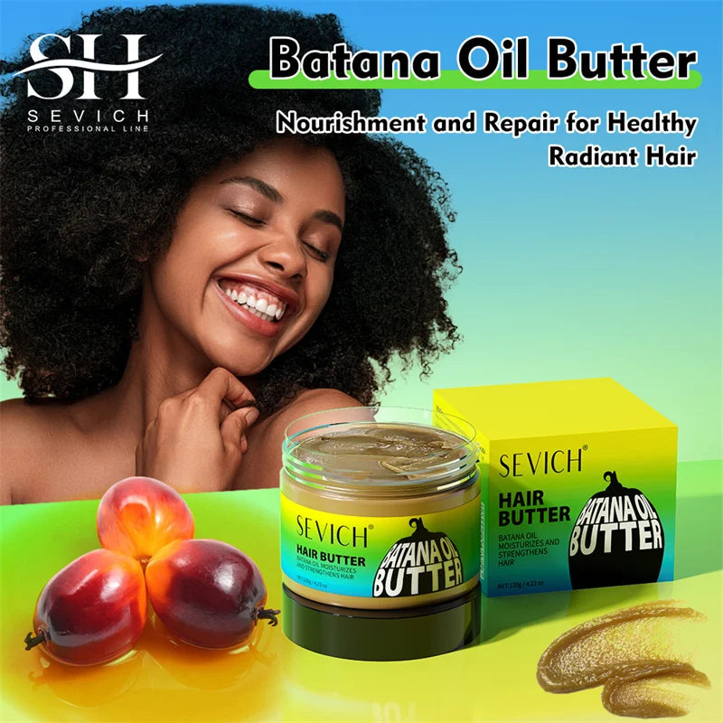 New 4.23oz Pure Batana Butter Hair Growth For Men & Women 120g Treating Hair Loss Anti-Breakage Batana Oil Hair Mask Hair Care