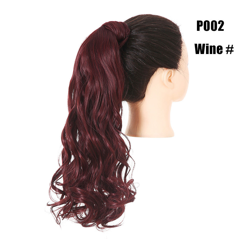 European And American Style Wig Fluffy Natural Ponytail