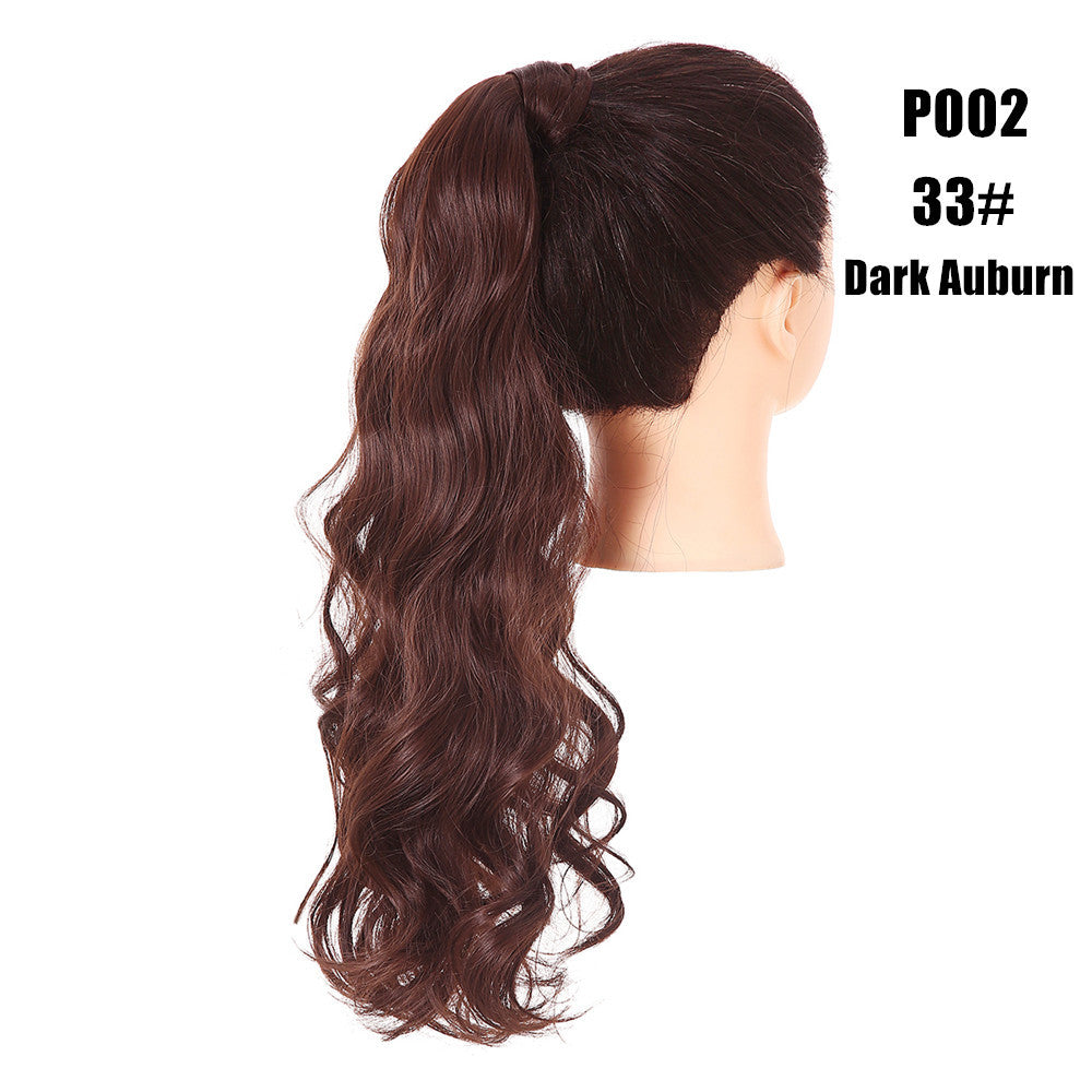 European And American Style Wig Fluffy Natural Ponytail