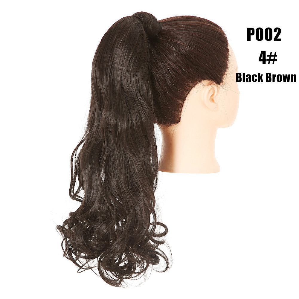 European And American Style Wig Fluffy Natural Ponytail