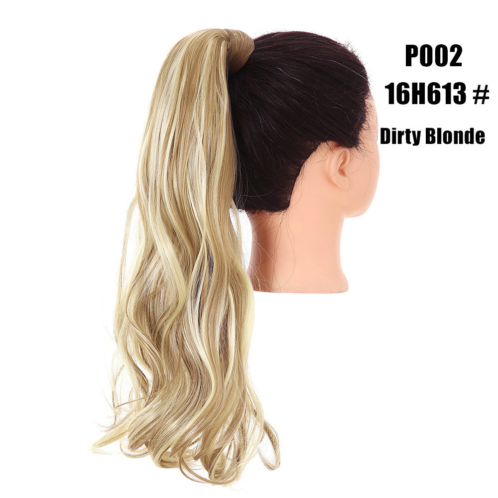 European And American Style Wig Fluffy Natural Ponytail